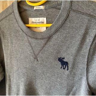 アバクロンビーアンドフィッチ(Abercrombie&Fitch)のアバクロ　ワッフル素材ロンT【M】(Tシャツ/カットソー(七分/長袖))