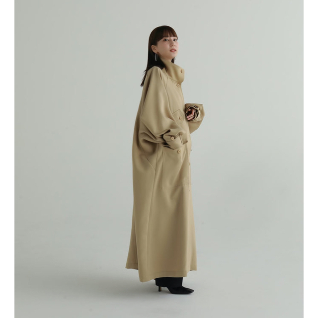 louren ローレン　stand collar over coat