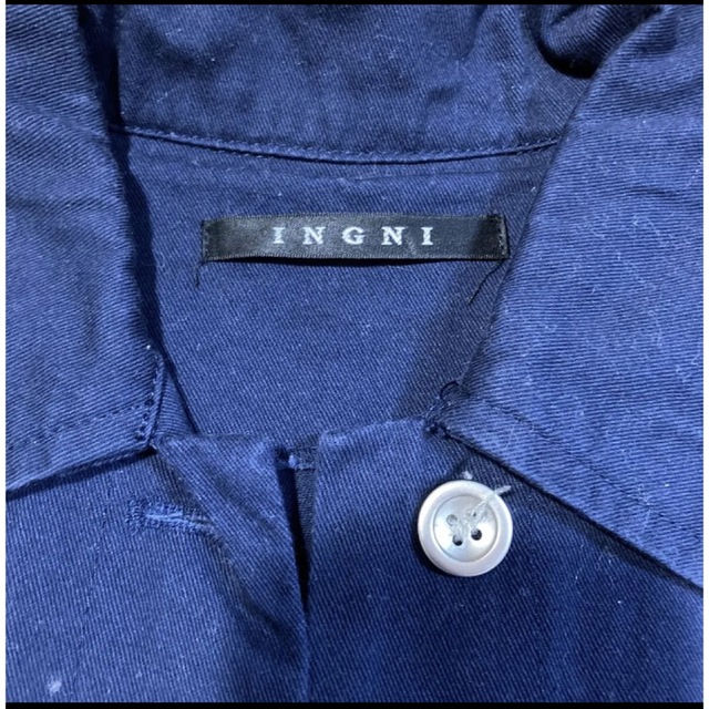 INGNI(イング)のイング　デニムジャケット　ネイビー レディースのジャケット/アウター(Gジャン/デニムジャケット)の商品写真