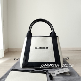 Balenciaga - 極美品【バレンシアガ】NAVY ネイビー　スモール　カバス　トートバッグ