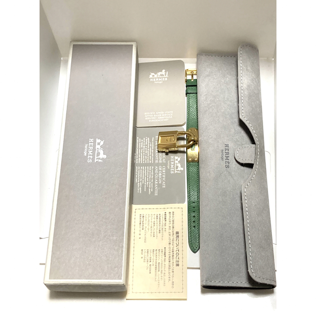 Hermes(エルメス)の【付属品有】HERMES エルメス　エルメスケリー　電池新品　純正ベルト レディースのファッション小物(腕時計)の商品写真