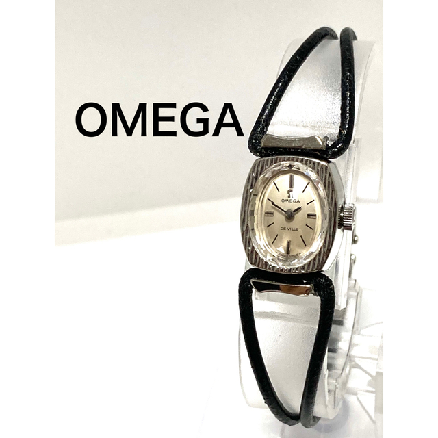 オメガ OMEGA デビル カットガラス 手巻き レディース腕時計カットガラス