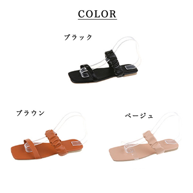 【ブラック23.5cm】 レディースの靴/シューズ(サンダル)の商品写真