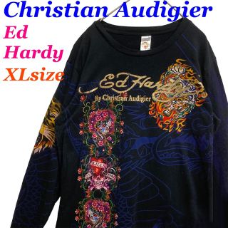 エドハーディー Ed Hardy クリスチャン オードジェー ロンTシャツ XL