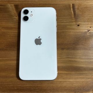 iPhone11 本体　ホワイト128GB SIMフリー(スマートフォン本体)