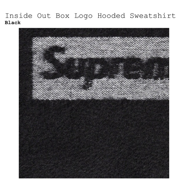 Supreme(シュプリーム)のsupreme Inside Out Box Logo Hooded メンズのトップス(パーカー)の商品写真