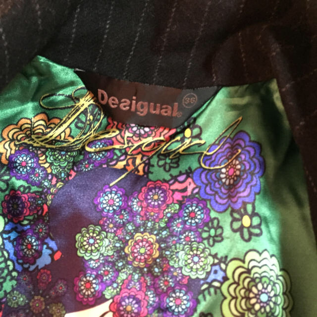 DESIGUAL(デシグアル)のちびくろ様  専用  DESIGUAL  スペイン  コート/ワンピ レディースのジャケット/アウター(ロングコート)の商品写真