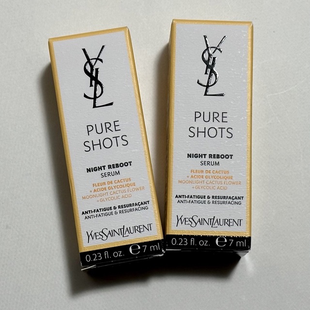 Yves Saint Laurent(イヴサンローラン)のYSL ピュアショット　ナイトセラム　美容液　サンプル　14ml コスメ/美容のスキンケア/基礎化粧品(美容液)の商品写真