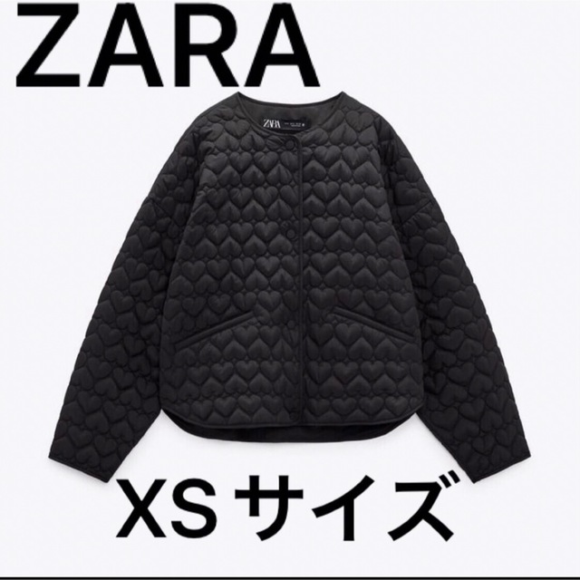 ZARA(ザラ)のZARA ハートキルティングジャケット レディースのジャケット/アウター(ダウンジャケット)の商品写真