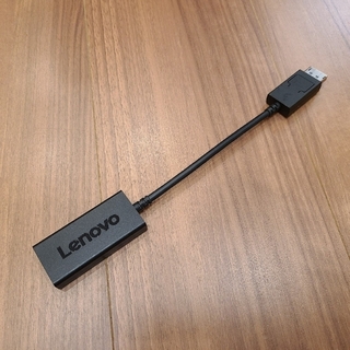 レノボ(Lenovo)のLenovo DisplayPort to HDMI 2.0b 変換 アダプター(PC周辺機器)