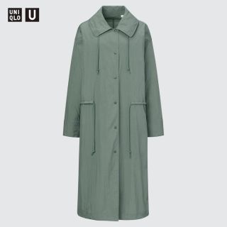 ユニクロ(UNIQLO)のユニクロユー ナイロンコート グリーン S 新品(ナイロンジャケット)