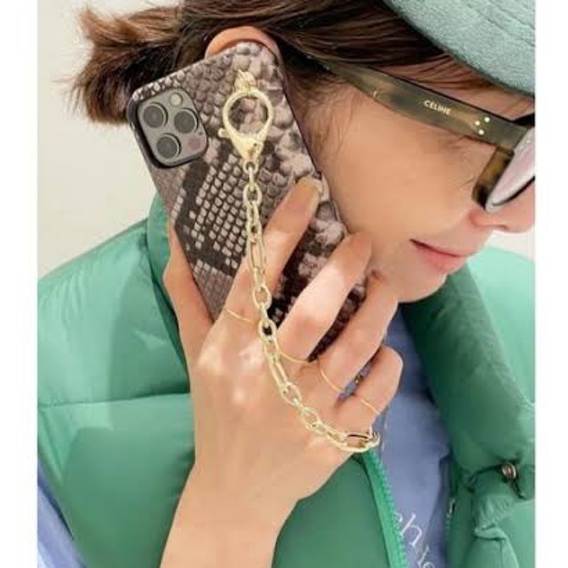 L'Appartement DEUXIEME CLASSE(アパルトモンドゥーズィエムクラス)のGOOD GRIEF!/グッドグリーフ Python I Phone Case スマホ/家電/カメラのスマホアクセサリー(iPhoneケース)の商品写真