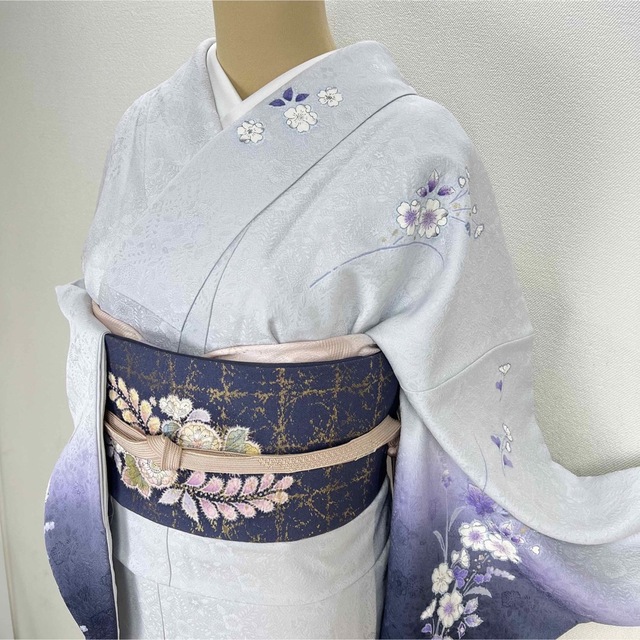 美品【辻ヶ花 絞り染め 】桐谷 翠山工房 訪問着 正絹 袷 s773