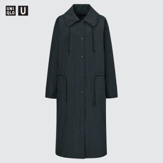 ユニクロ(UNIQLO)のユニクロユー ナイロンコート ブラック S 新品(ナイロンジャケット)