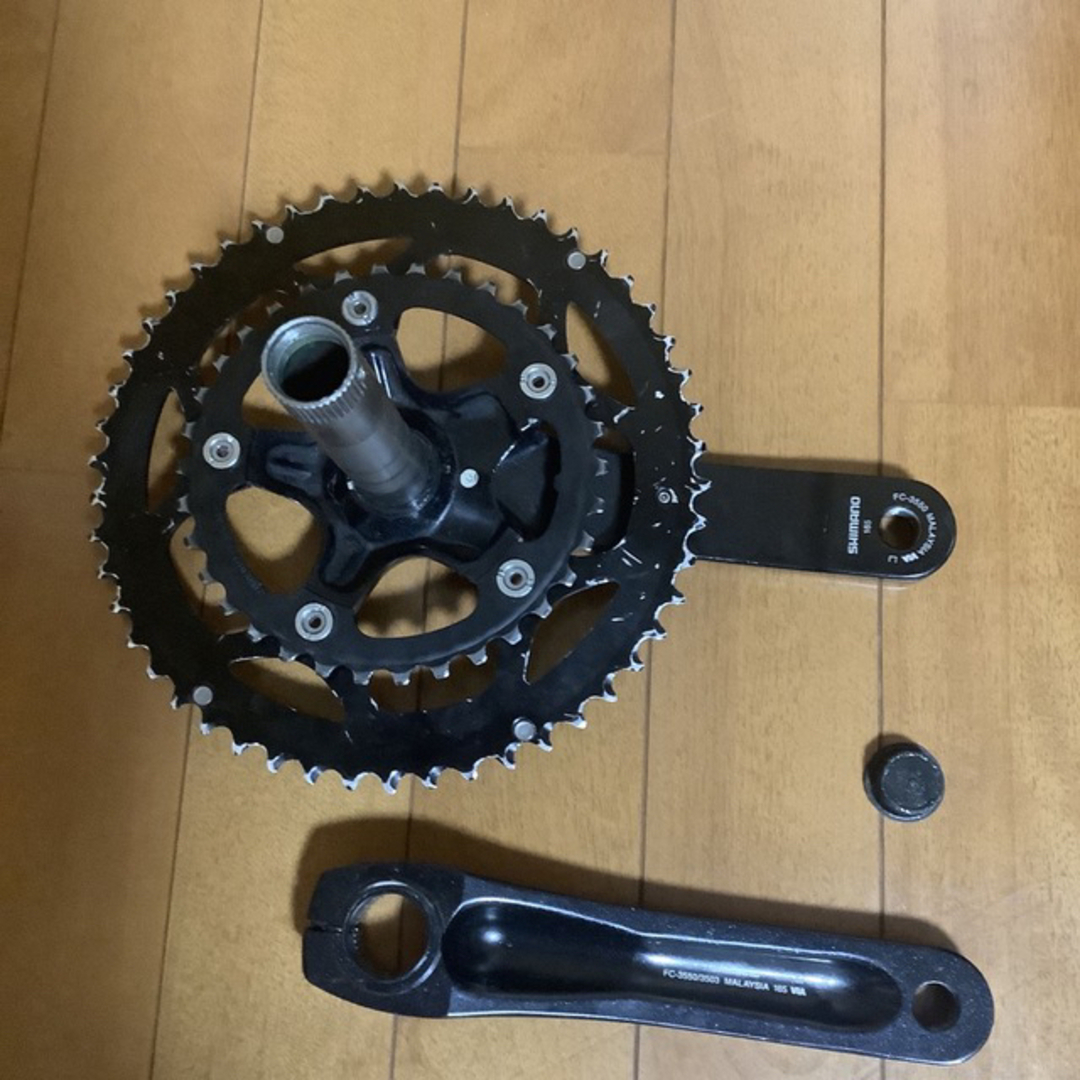 SHIMANO(シマノ)のSHIMANO SORA FC-3550 50-34T 165mm 最終値下げ スポーツ/アウトドアの自転車(パーツ)の商品写真