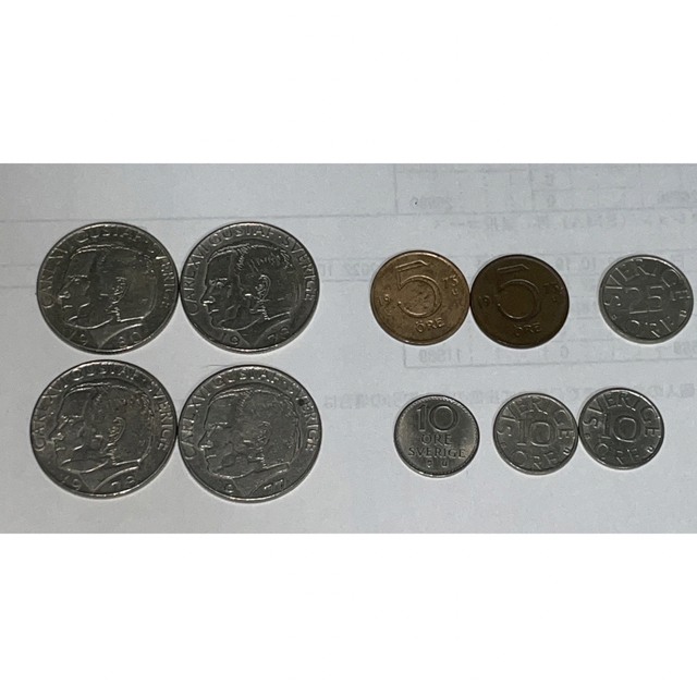 スウェーデン　コイン エンタメ/ホビーの美術品/アンティーク(貨幣)の商品写真