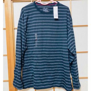 イオン(AEON)のトップバリュー　メンズカジュアルボーダーシャツ　3L 新品　タグ付き　3110円(Tシャツ/カットソー(七分/長袖))