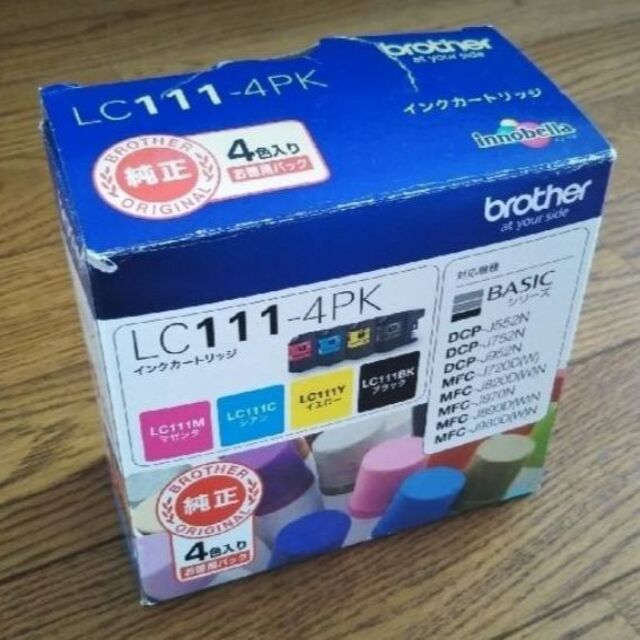 brother プリンターカートリッジ LC111-4PK スマホ/家電/カメラのPC/タブレット(PC周辺機器)の商品写真