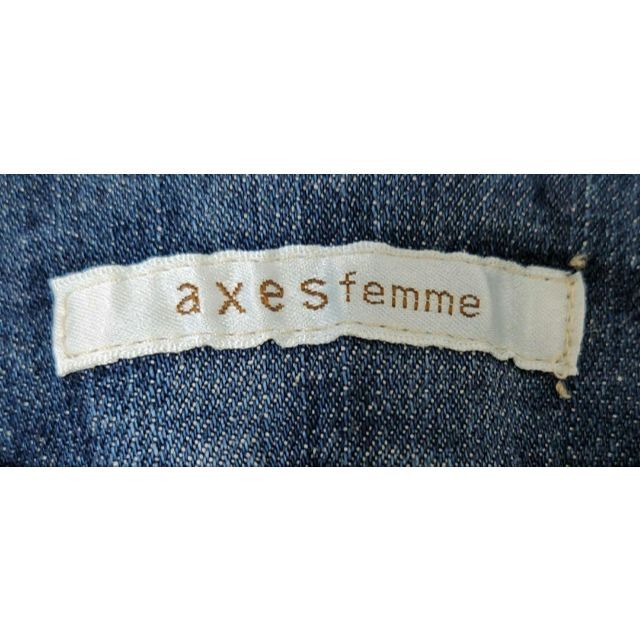 axes femme(アクシーズファム)の【送料無料】axes femme レース クロップド デニム M レディースのパンツ(デニム/ジーンズ)の商品写真