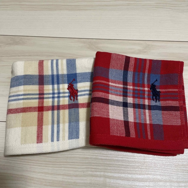 Ralph Lauren(ラルフローレン)の新品⭐︎ラルフ　タオル　ハンカチ　セット レディースのファッション小物(ハンカチ)の商品写真