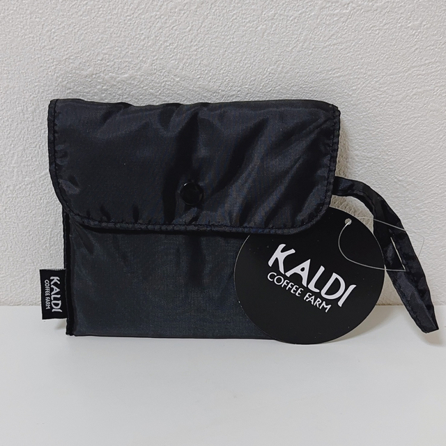 KALDI(カルディ)の【新品】KALDI エコバッグ ブラック レディースのバッグ(エコバッグ)の商品写真