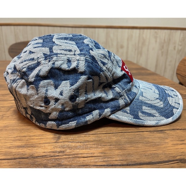 supreme Fat Tip Jacquard Denim Camp Cap