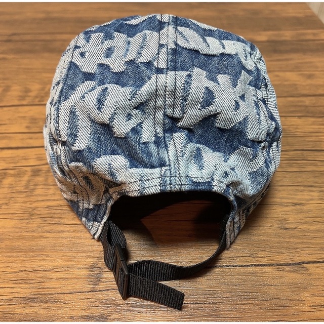 Supreme Fat Tip Jacquard Denim Camp Cap BlueSupreme Fat Tip