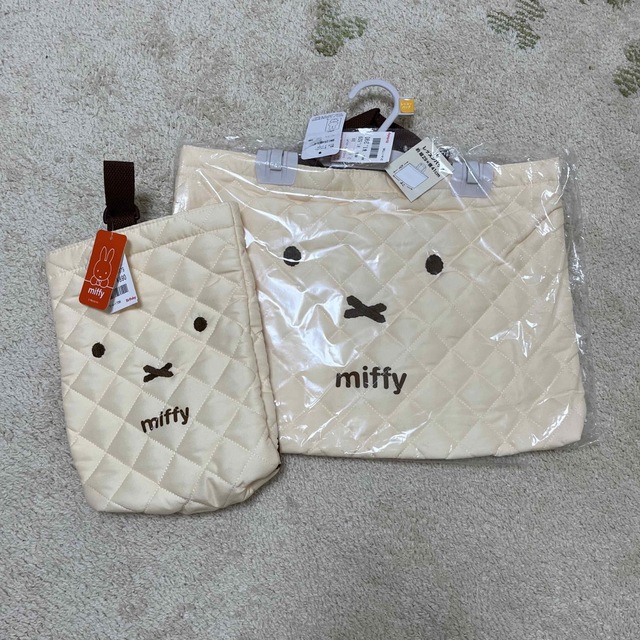 miffy(ミッフィー)の【新品・未使用】レッスンバッグ・シューズバッグ キッズ/ベビー/マタニティのこども用バッグ(レッスンバッグ)の商品写真