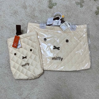 ミッフィー(miffy)の【新品・未使用】レッスンバッグ・シューズバッグ(レッスンバッグ)