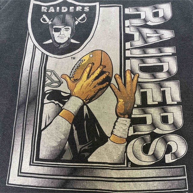 Tシャツ　USA製　ラグビー　raiders シングルステッチ　ストリート 3