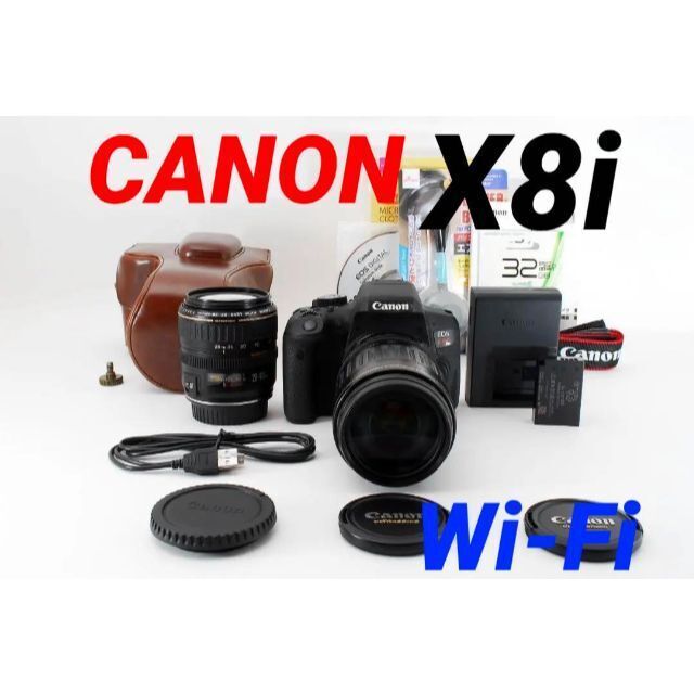 ✾キヤノン Canon EOS Kiss x8i ダブルレンズセット✾