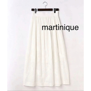 マルティニーク(martinique)のmartinique マルティニーク レース カットワーク スカート(ロングスカート)