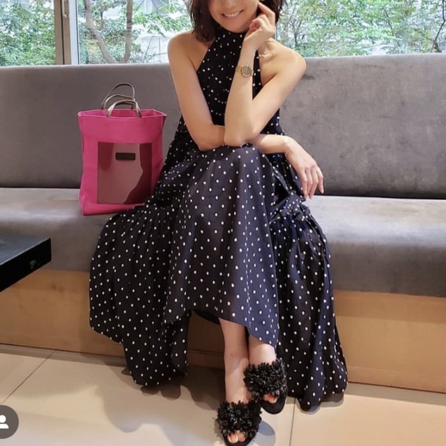 Estella.K ♡Polka-dot tiered dress 【完売品】 素晴らしい価格