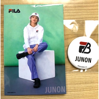 BE:FIRST - BE:FIRST FILA ジュノン　缶バッジ　ポストカード　JUNON