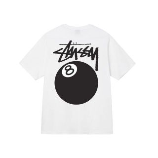 STUSSY - 【新品】ステューシー STUSSY 8 BALL Tシャツ　ホワイト 白　L