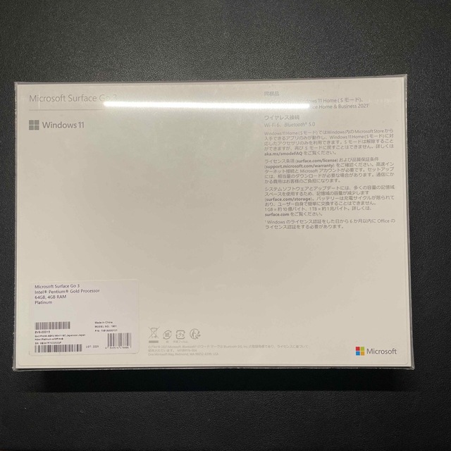 Microsoft(マイクロソフト)のSurface GO 3 8v6-00015 スマホ/家電/カメラのPC/タブレット(タブレット)の商品写真