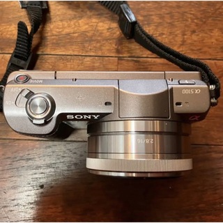 美品SONY α5100 ブラウン+ SONY 16mm F2.8 単焦点レンズソニー