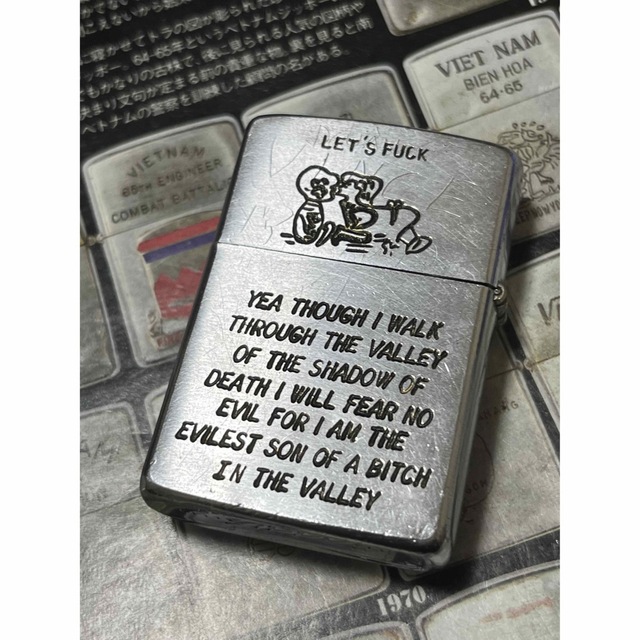 ZIPPO(ジッポー)の【ベトナムZIPPO】本物 1967年製ベトナムジッポー「チャーリーブラウン」 メンズのファッション小物(タバコグッズ)の商品写真