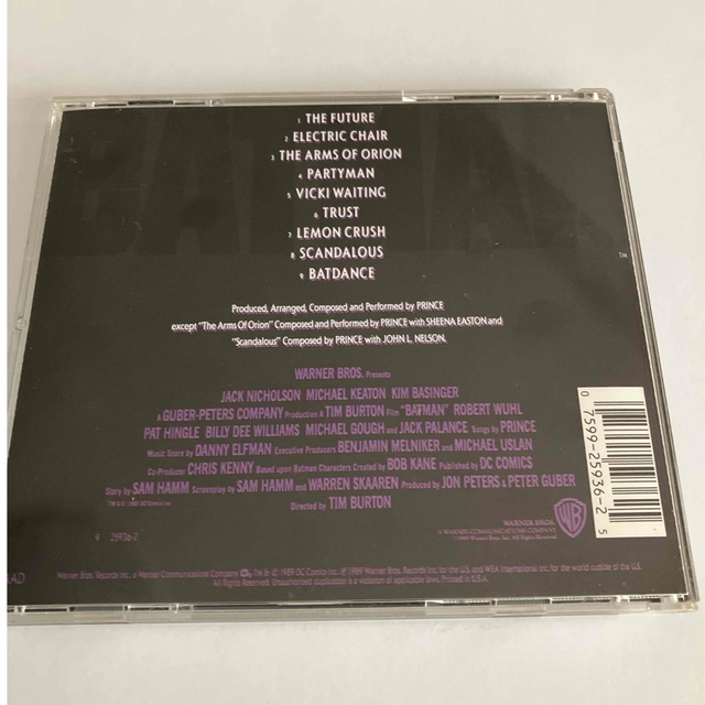 Prince(プリンス)のBatman / Prince エンタメ/ホビーのCD(ポップス/ロック(洋楽))の商品写真