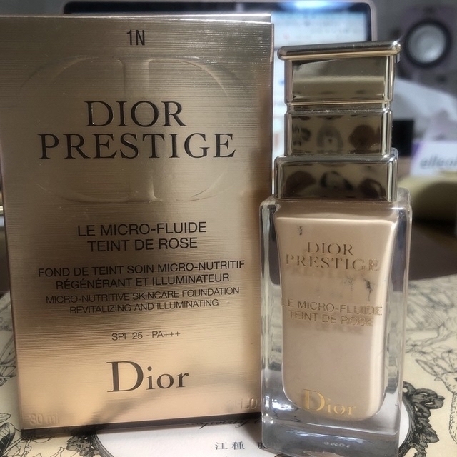 DIOR プレステージ　フルイド　タン　ドゥ　ローズ　ファンデーション