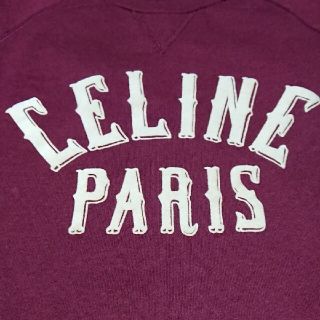 セリーヌ(celine)のCELINE セリーヌ パリ カシミヤ混 スウェット トレーナー XL【極美品】(スウェット)