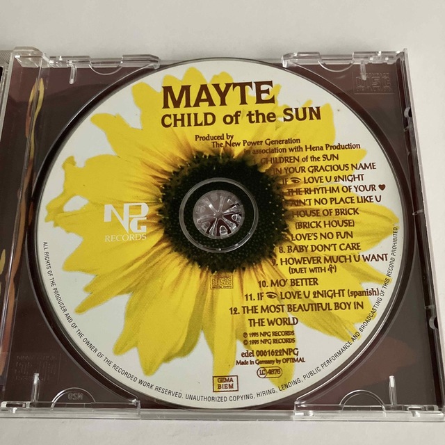 Prince(プリンス)のChild of The Sun / Mayte (Prince) エンタメ/ホビーのCD(ポップス/ロック(洋楽))の商品写真