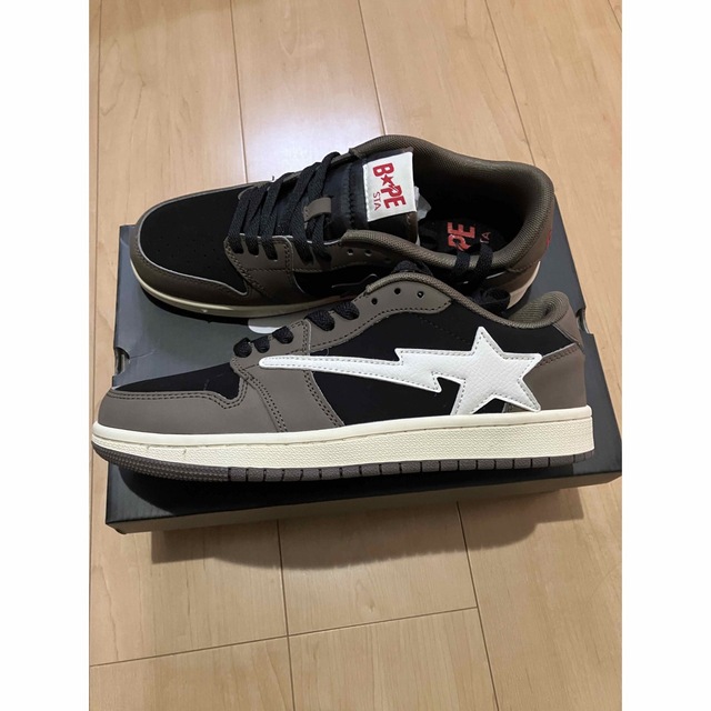 シュプリームbeamsBAPE BAPESTA V1 Travis Scott Jordan 1