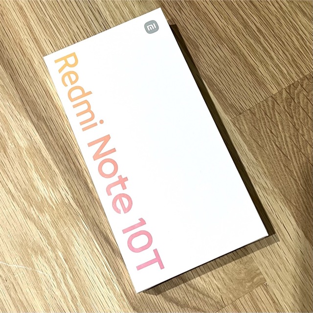 【新品未開封】xiaomi Redminote 10T アジュールブラックスマートフォン本体