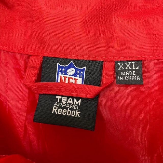 USA古着 NFL チーフス ナイロン トラックジャケット ビックサイズ 