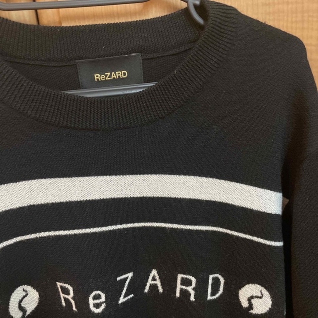美品】リザード rezard ヒカルブランド半袖ニットSサイズ 【送料無料