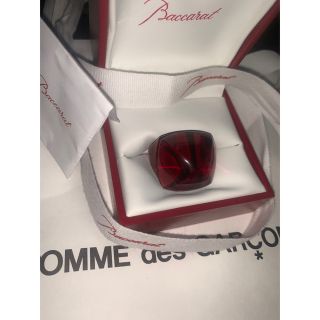 comme des garçons Baccarat リング 深紅