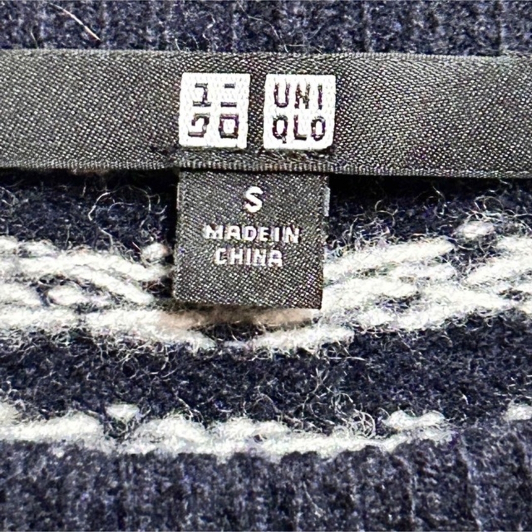UNIQLO(ユニクロ)のUNIQLO ユニクロ　Ｓサイズ　ニットワンピース レディースのトップス(ニット/セーター)の商品写真