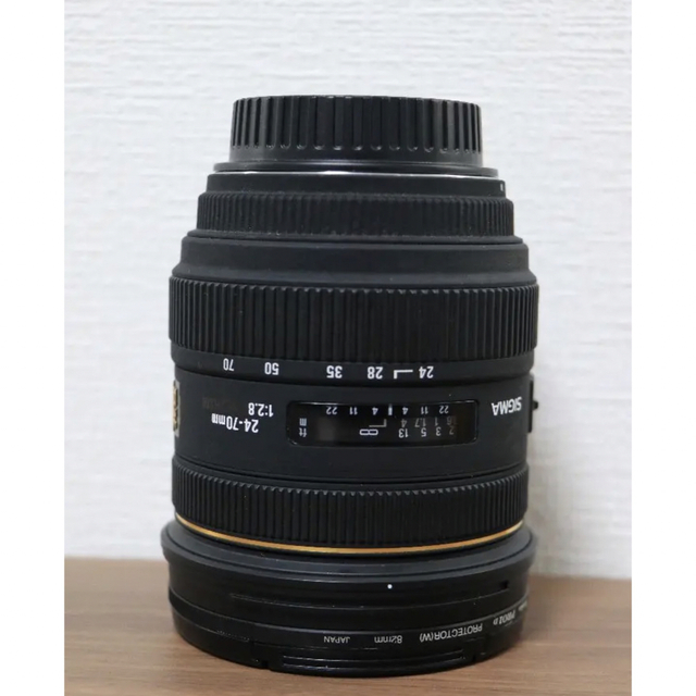 SIGMA(シグマ)のCanon用 SIGMA 24mm-70mm f2.8 キヤノン スマホ/家電/カメラのカメラ(レンズ(ズーム))の商品写真