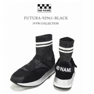 ノーネーム(No Name)の新品未使用　ＮＯＮＡＭＥノーネーム 靴ＦＵＴＵＲＡ　ＳＯＣＫＳ スニーカー　38(スニーカー)